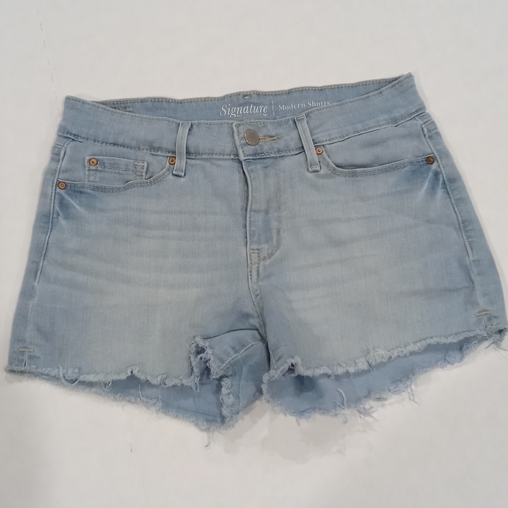 Levi Strauss modern blue jean shorts cut offs size 26